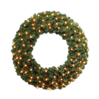 Corona verde illuminata 96led