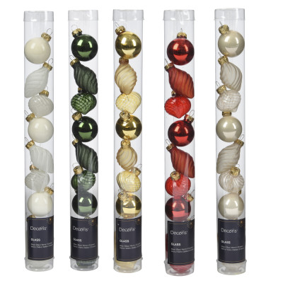 Palline natalizie 3cm (9 pezzi)