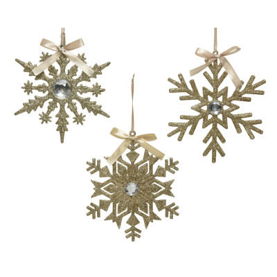 Fiocco neve pendente 15cm