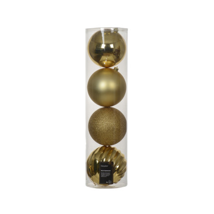 Sfere infrangibili assortite 14cm (4 pezzi)