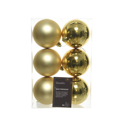 Palline per Albero di Natale 8cm (6 pezzi) 2