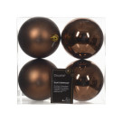 Sfere natalizie colorate 10cm (4 pezzi)
