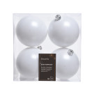 Sfere natalizie colorate 10cm (4 pezzi)