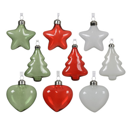 Ornamento colorato in vetro Ornamento colorato in vetro