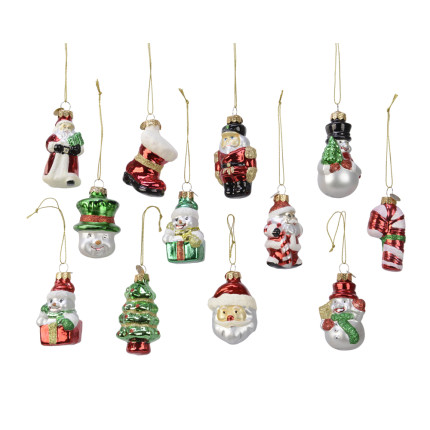 Personaggio natalizio pendente 7cm Personaggio natalizio pendente 7cm