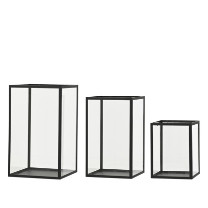 Vaso vetro e alluminio