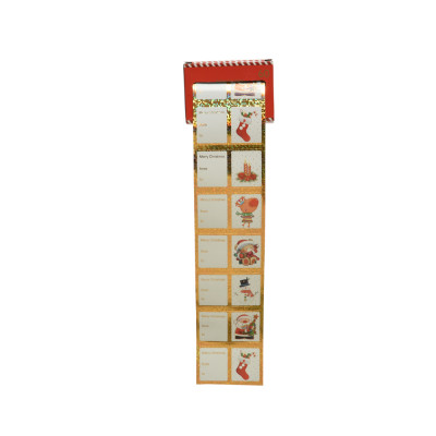 Stickers natalizi in carta (60 pezzi)