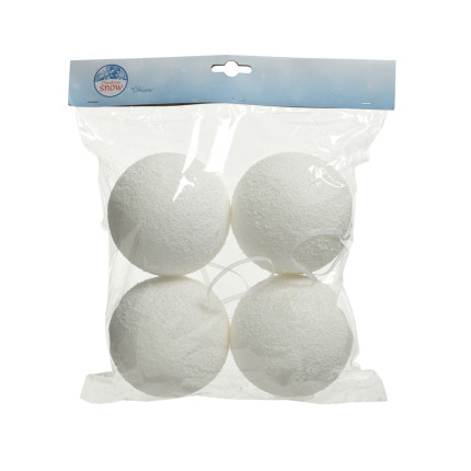 Palline di neve 10cm (4 pezzi) Palline di neve 10cm (4 pezzi)