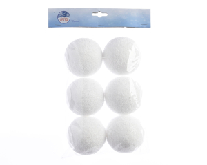 Palline di neve 8cm(6 pezzi)