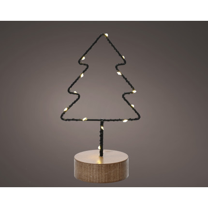Sagoma albero microled con base 18cm Sagoma albero microled con base 18cm