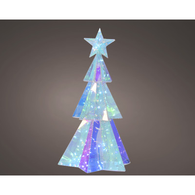 Albero led iridescente 37cm