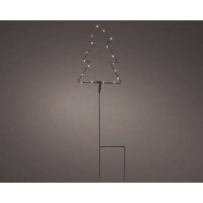 Sagoma albero luminoso con piedistallo 17cm