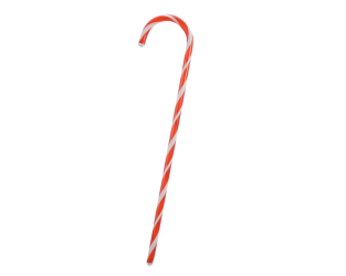 Caramella Candy Cane bianca e rossa 61cm 2
