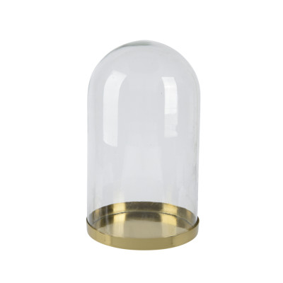 Cloche in vetro con base 33cm
