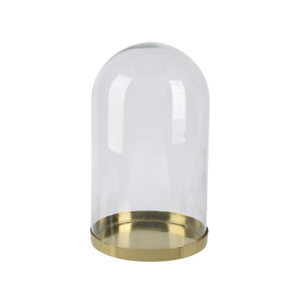 Cloche in vetro con base 33cm Cloche in vetro con base 33cm