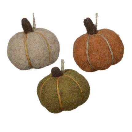 Zucca feltro pendente