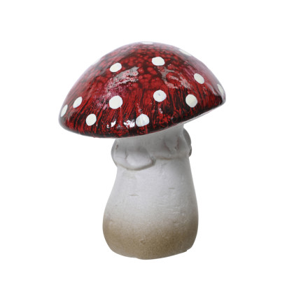 Fungo in terracotta decorativo 8cm
