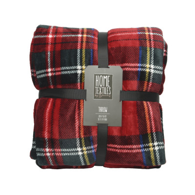 Coperta flanella scozzese