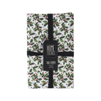Runner cotone holly 30cm