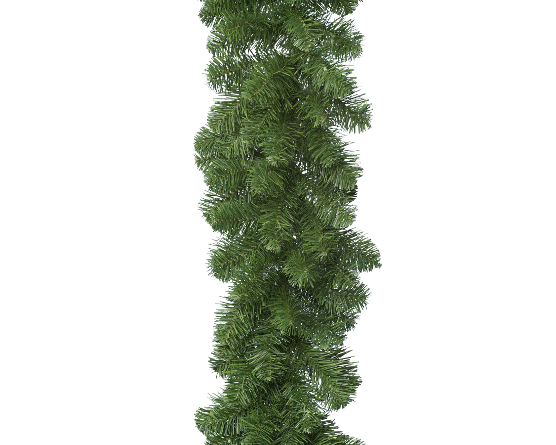 Ghirlanda Di Pino Artificiale Natalizia 1,8 M, Verde, Per Camino E Porta, Decorazione Invernale
