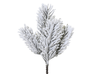 Ramo di Pino Innevato 23cm 50cm e 63cm - Fornitura Natale