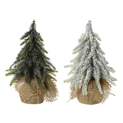 Mini albero glitterato 20cm