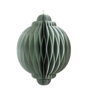 Sfera plissé in carta da appendere 15cm