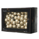 Palline in vetro matt con filo ferro 2cm (144 pezzi)