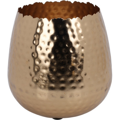 Vaso in metallo oro 18 cm