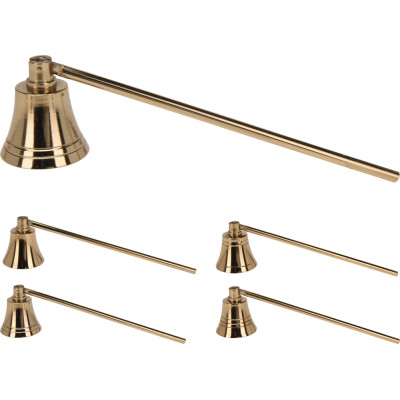 Spegnicandela alu oro 23cm