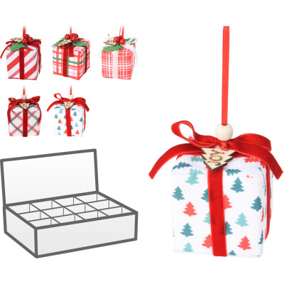 Pendente pacco regalo 8cm
