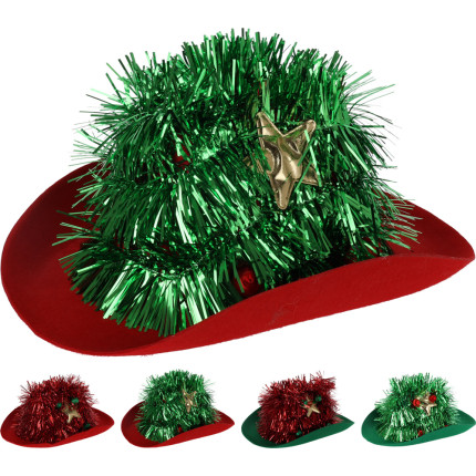 Cappello cowbow natale