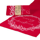 Runner natalizio con scritta Merry Christmas