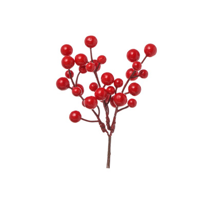 Pick bacche rosse 18cm