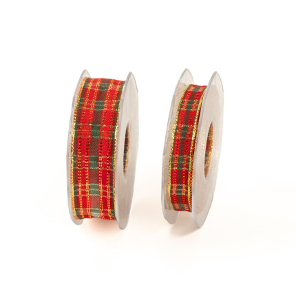 Nastro scozzese lurex animato
