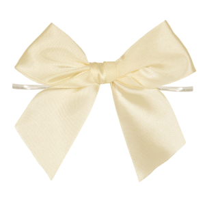 Fiocchi in raso avorio