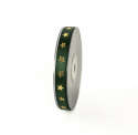 Nastro doppio raso con stelle oro