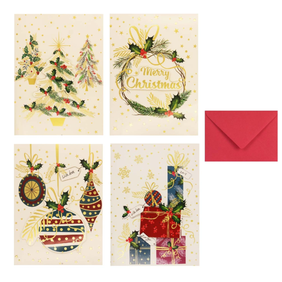 Biglietto Di Natale Tradizionale Per Figlia – Regal Publishing, 22,9x15,2 Cm, Con Busta, Prodotto Nel Regno Unito
