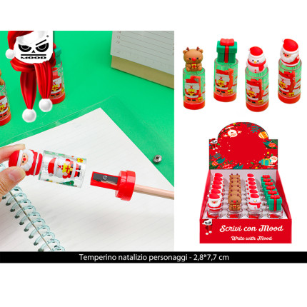 Temperino natalizio con personaggi