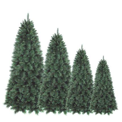 Albero di Natale Peak slim 4 dimensioni