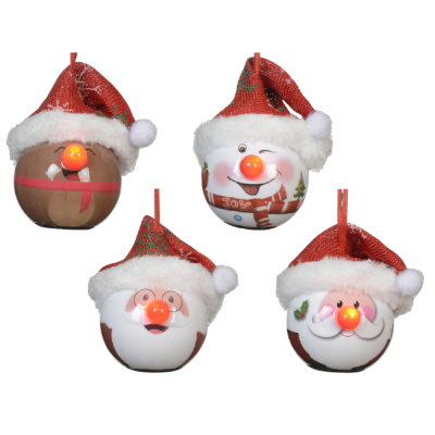 Sfera personaggio led 7cm