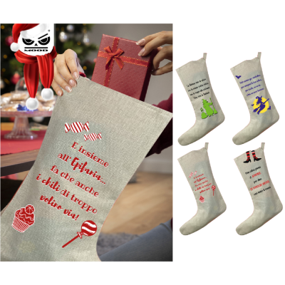 Calza della Befana in Juta 45cm