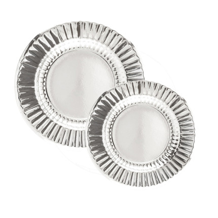 Piatti in carta argento