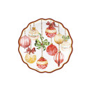 Piatti in carta xmas deco'(8 pezzi)
