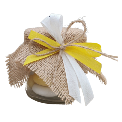 Fazzoletto porta confetti in juta sfrangiato (10 pezzi) Fazzoletto porta confetti in juta sfrangiato (10 pezzi)