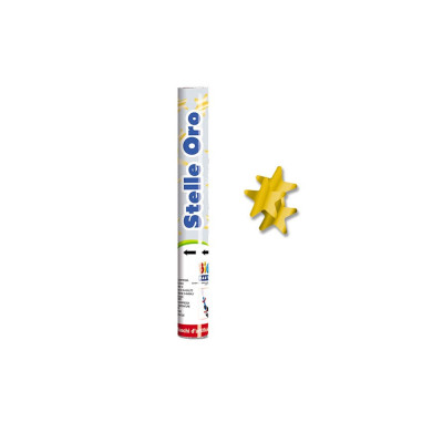 Sparacoriandoli stelle oro metal