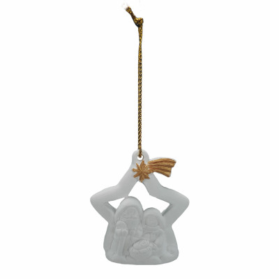 Decorazione Presepe in gesso (10 pezzi)