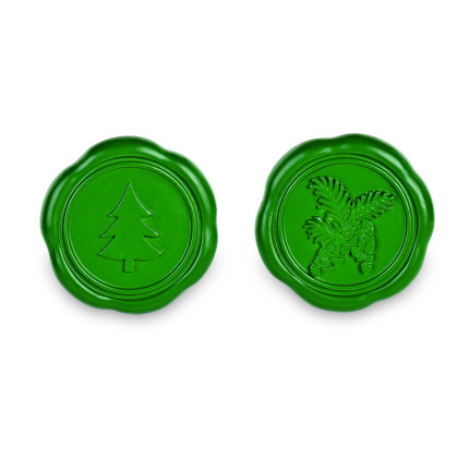 Ceralacca verde con adesivo Ceralacca verde con adesivo