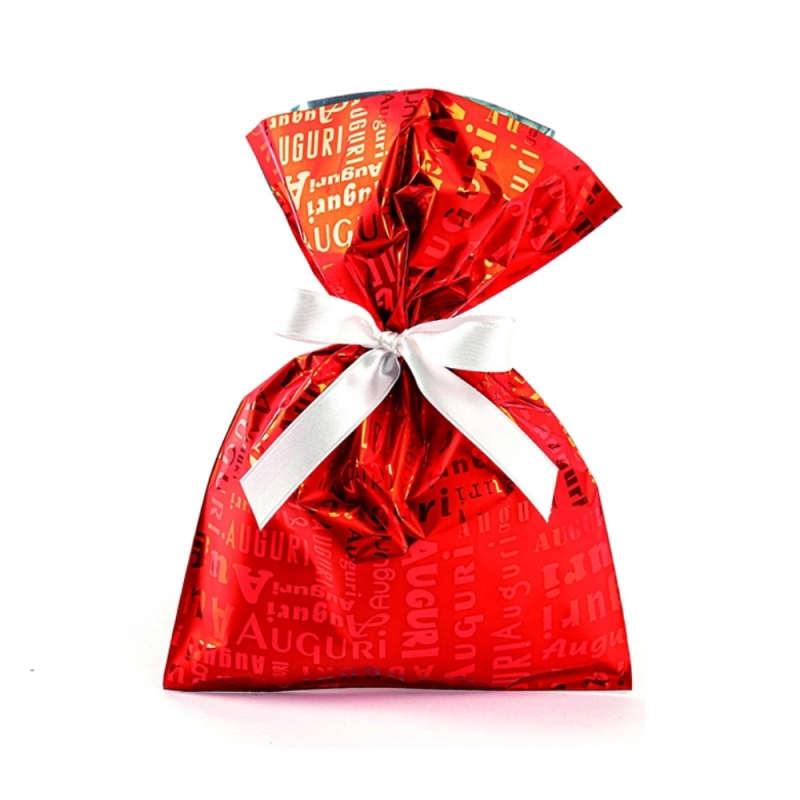 Buste regalo Metal Tanti Auguri rossa