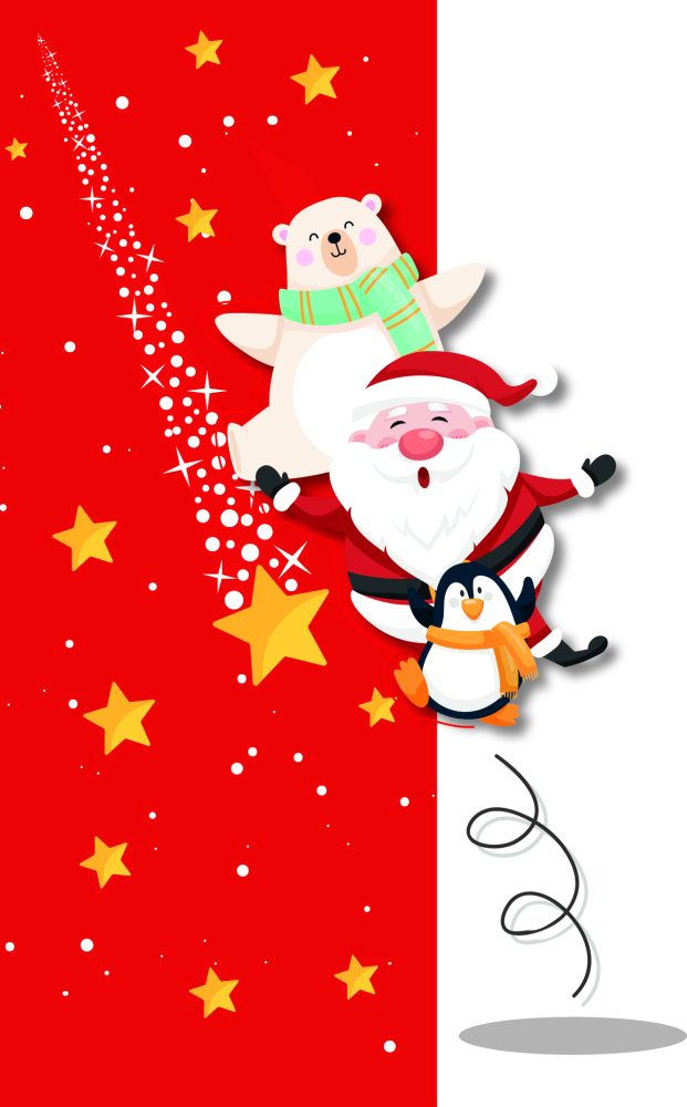 Biglietto natale pupazzi